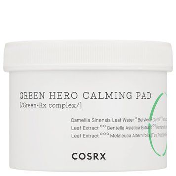Cosrx - Заспокійливі спонжі для обличчя - One Step Green Hero Calming Pad - 70шт. фото