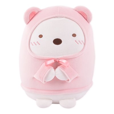 Іграшка-подушка для малюків Миле звірятко (Рожевий 20см) фото