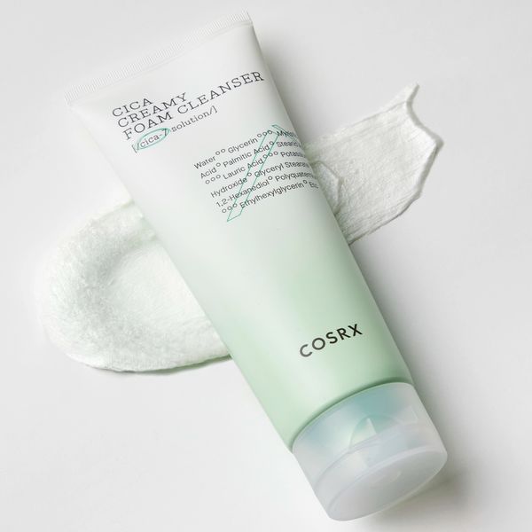 Cosrx - Очищувальна пінка - Pure Fit Cica Creamy Foam Cleanser - 75ml фото