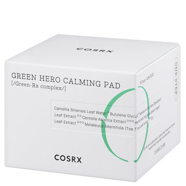 Cosrx - Заспокійливі спонжі для обличчя - One Step Green Hero Calming Pad - 70шт. фото