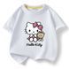 Футболка для девочки с принтом Hello Kitty, Белый с принтом, 120 см 89951-120см-белый фото 1