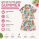 Костюм детский двойка с красочным принтом Summer, 100см, Розовый 13388-100см-Рожевий фото 4