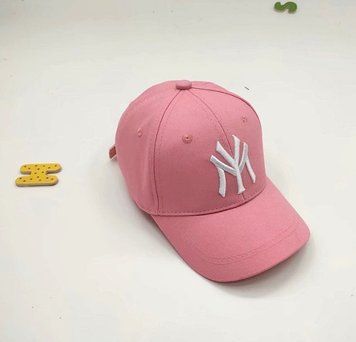 Кепка котоновая розовая, размер 54 фото