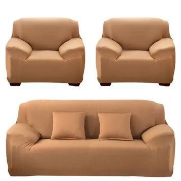Комплект Чехол на диван + 2 кресла Эластичный Бифлекс Homytex фото