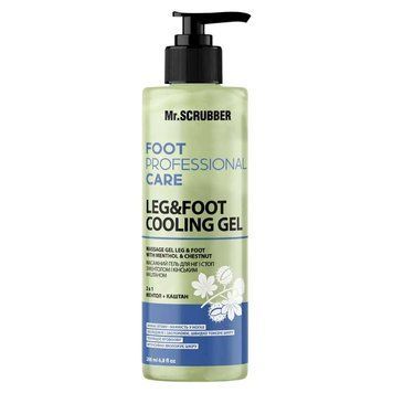 Масажний гель для ніг і ступней з ментолом і кінським каштаном Foot Professional Care Mr.SCRUBBER фото