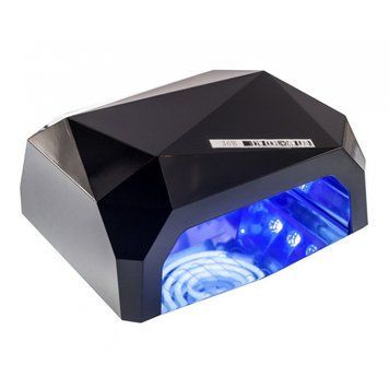 Сушарка для нігтів, лампа для гель лаку UV LAMP CCF + LED. Колір чорний фото