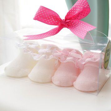 Набір дитячих шкарпеток Little Baby 2 пари (Рожевий 0-6м) фото