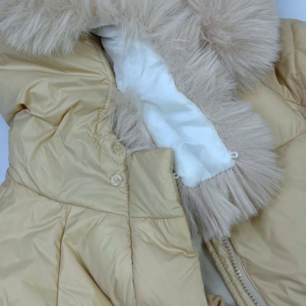 Куртка женская с завязками на поясе Fashion (Бежевый L)   фото