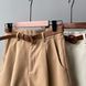 Шорты женские однотонные прямые M Светло-коричневый (а2779) а2779-M-Светло_коричневый фото 16