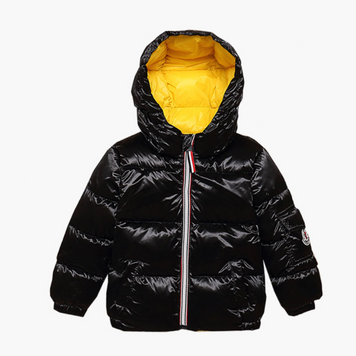 Демісезонна тепла блискуча куртка з капюшоном, модна куртка весна-осінь на блискавці, 100см, Чорний фото