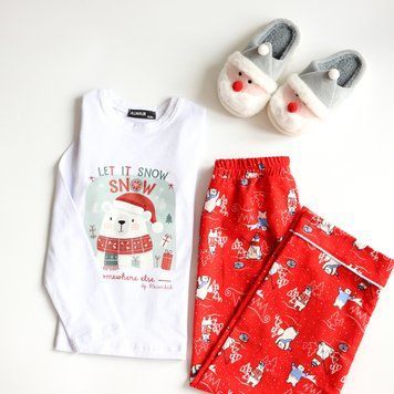 Лонгслив новогодний с медвежонком Alwair kids Белый 110-116 81042 фото