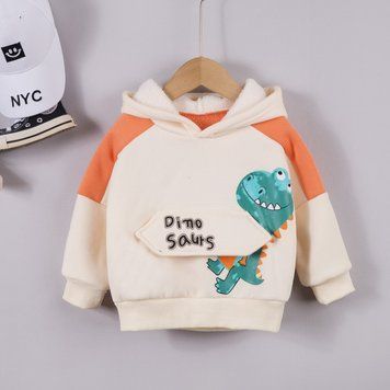 Толстовка дитяча Dino Saurs (Білий 110см) фото