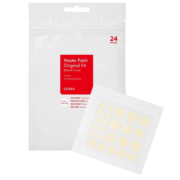 Cosrx - Acne Pimple Master Patch - Противовоспалительные пластыри от прыщей - 24шт. фото