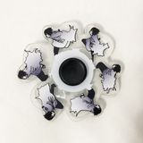 Фіджет-Спінер, що біжить спінер, іграшка-антистрес спиннер з анімацією. чорний ws34736 фото