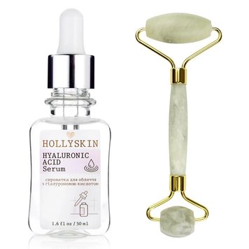 Сыворотка для лица HOLLYSKIN Hyaluronic Acid Serum + Роллер для лица фото