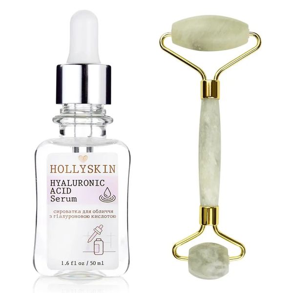 Сироватка для обличчя HOLLYSKIN Hyaluronic Acid Serum + Ролер для обличчя фото