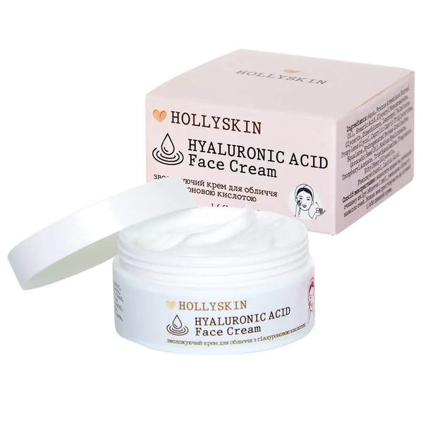 Увлажняющий крем для лица с гиалуроновой кислотой HOLLYSKIN Hyaluronic Acid Face Cream фото