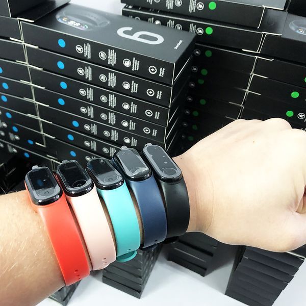 Фітнес браслет FitPro Smart Band M6 (смарт годинник, пульсоксиметр, пульс). Колір рожевий фото