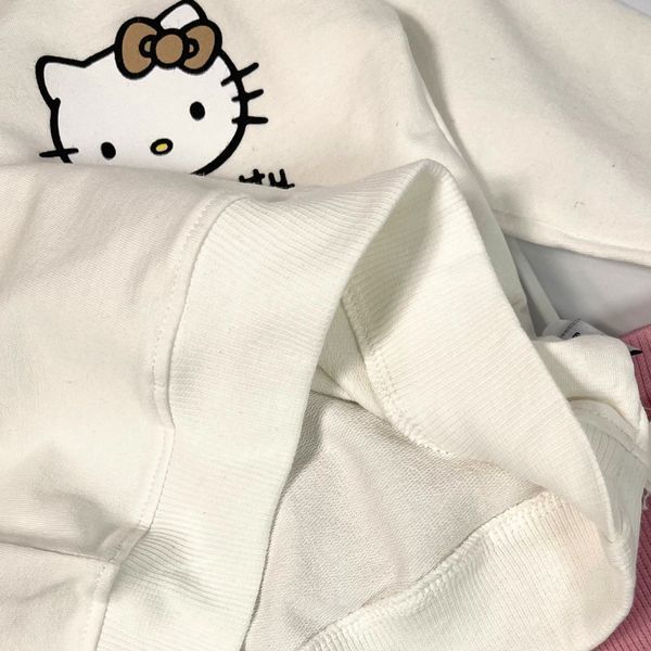 Детский костюм для девочки Hello Kitty - демисезонный повседневный комплект Murat Baby (кофта, лосины), Бело-розовый, 2 года, 92см фото
