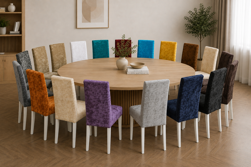 Вельветовий чохол для стільця Diana Textile Velvet фото