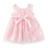 Платье детское с бантиком на талии 90см Розовый (8467) 8467-90см-Розовый фото