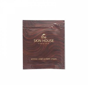 Пробник Равликовий крем для обличчя The Skin House Wrinkle Snail System Cream, 2 мл фото