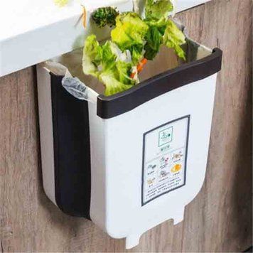 Мусорный контейнер Wet Garbage Container/Flexible Bin (складной, на двери). Цвет: белый фото
