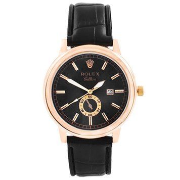 Часы наручные Rolex Black ремешок черный фото