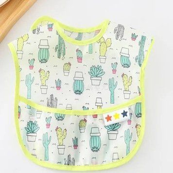 Слюнявчик детский Little Baby с принтом (Желтый 0-3 года) фото