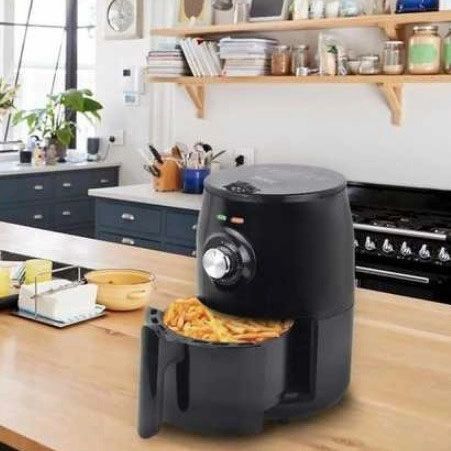 Фритюрниця для дому з таймером Crownberg CB-5541 на 1.5 л безмасляна фритюрниця 1200 Вт фото