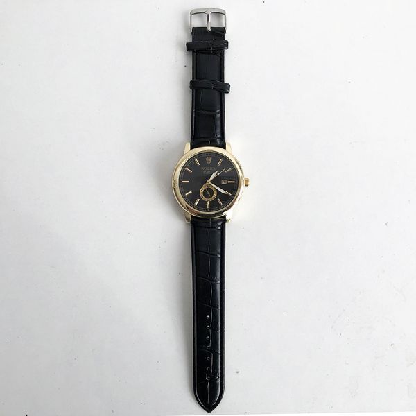 Часы наручные Rolex Black ремешок черный фото