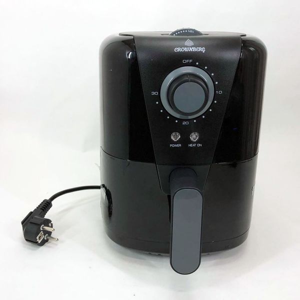 Фритюрниця для дому з таймером Crownberg CB-5541 на 1.5 л безмасляна фритюрниця 1200 Вт фото
