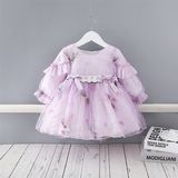 Сукня дитяча з бантиками Little Princess (Фіолетовий 100см) 12691-100см-Фіолетовий фото