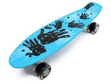 Пенніборд Maraton ALFA світлові колеса (Бірюза ) фото