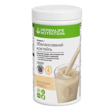 Збалансований коктейль Формула 1 Ванільний крем, Гербалайф (США) фото