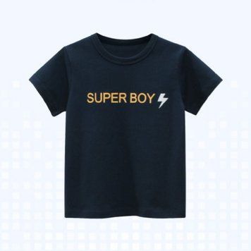 Футболка Super Boy Темно-синий 90см 13210 фото