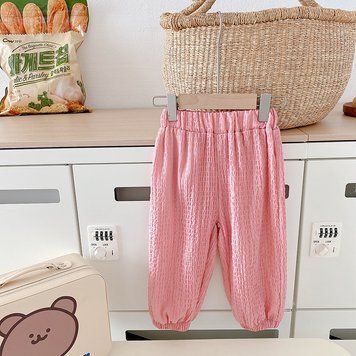 Штаны детские летние Baby Basic (Розовый 73см) фото
