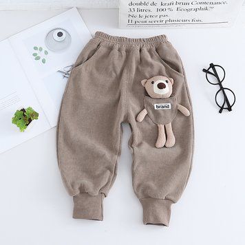 Штаны детские Brand (Бежевый 120см) фото
