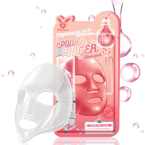 Увлажняющая тканевая маска с гиалуроновой кислотой Elizavecca Hyaluronic Acid Water Deep Power Ringer Mask Pack, 23 мл фото