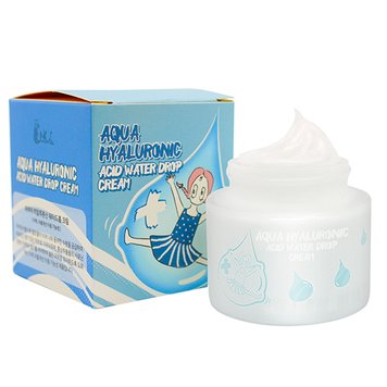 Крем Для Обличчя Зволожуючий Гіалуроновий Elizavecca Aqua Hyaluronic Acid Water Drop Cream, 50 Мл фото