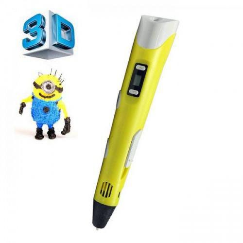 3D ручка Smart 3D Pen 2 c LCD дисплеем. Цвет: желтый фото