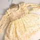 Ніжна дитяча сукня для принцеси Wondress Baby з квітковим візерунком (Кремовий 73 см, 9 місяців) 57163-73см-9м-крем фото 4