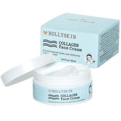 Підтягувальний крем для обличчя з колагеном HOLLYSKIN Collagen Face Cream фото