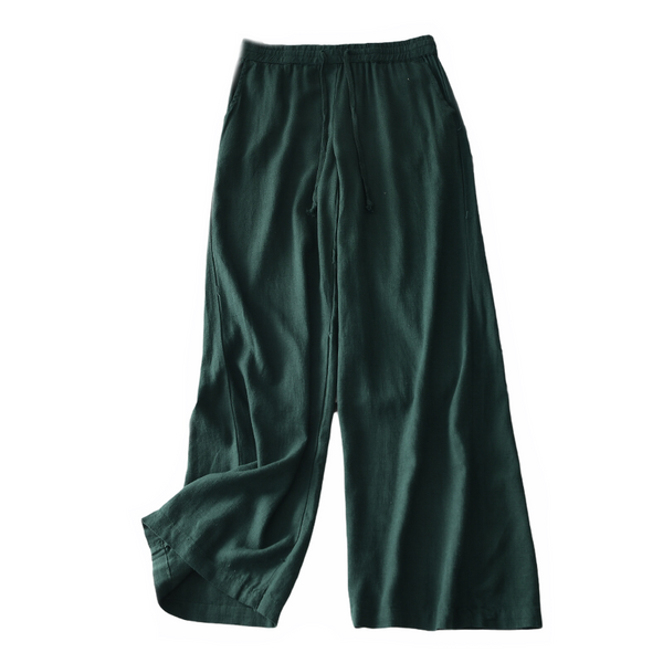 Женские однотонные брюки с шнурком L Черный (а3056) фото