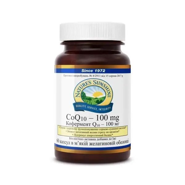 Кофермент Q10 Плюс (CoQ10 Plus), NSP, 60 капсул фото