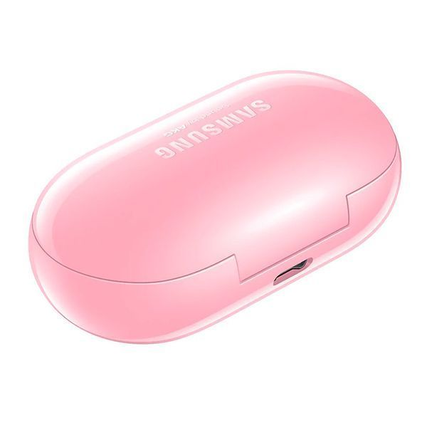Бездротові навушники, блютуз навушники Samsung Buds + з кейсом. Колір рожевий фото