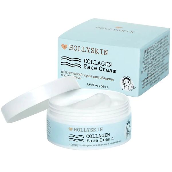 Подтягивающий крем для лица с коллагеном HOLLYSKIN Collagen Face Cream фото