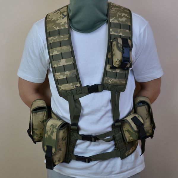 Качественный Подсумок под гранату из кордуры пиксель MOLLE для гранаты тактический фото