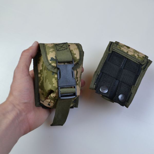 Качественный Подсумок под гранату из кордуры пиксель MOLLE для гранаты тактический фото