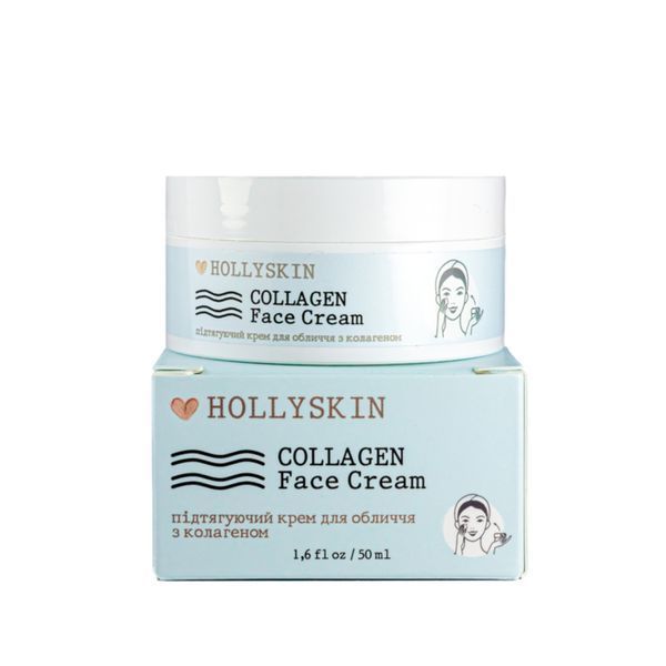 Підтягувальний крем для обличчя з колагеном HOLLYSKIN Collagen Face Cream, 50 мл фото